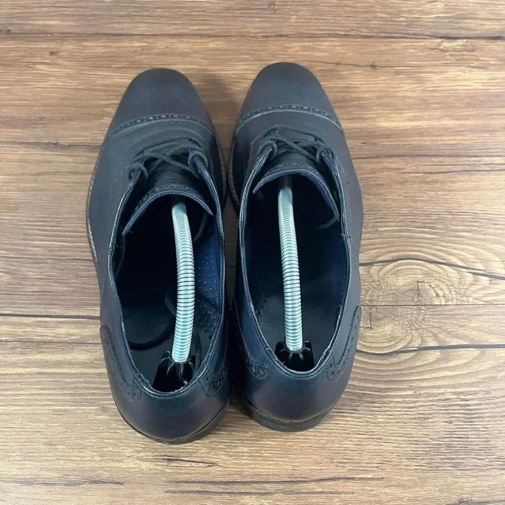 Cole Haan Jefferson Grand 2.0‎ Black Leather Cap Toe Dress Shoes Men’s Size 10